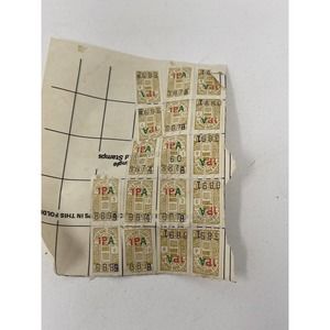 17 Vintage Gold Bond Single Stamps IPA Minneapolis Trading Stamps
